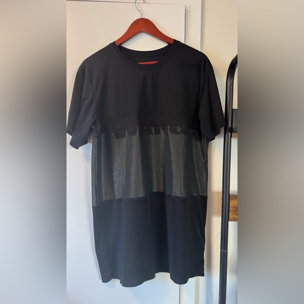 3FOR33 bundle Alexander Wang H&M MENS Black Logo T Shirt Tee Size XS